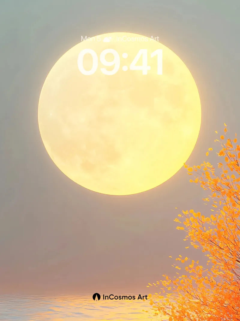 Golden Solace Wallpaper with Autumn Whispers