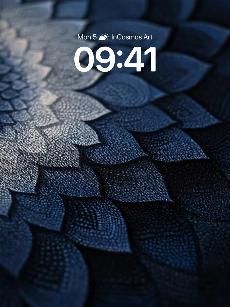 Midnight Feather Wallpaper with Whispering Light