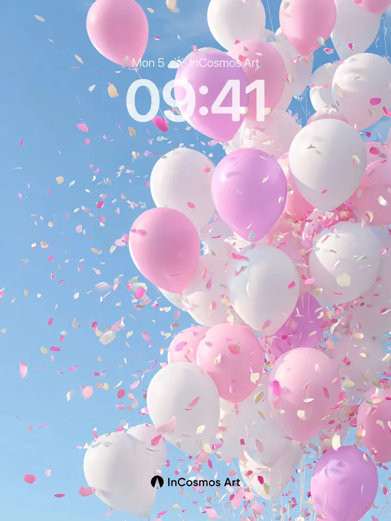 Floating Whispers Wallpaper with Petal Drift wallpaper for iPhone, iPad & Mac