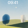 Serenity in Pastel Landscape Wallpaper wallpaper for iPhone, iPad & Mac