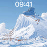 Surreal Summit Wallpaper with Giant Shoe wallpaper for iPhone, iPad & Mac