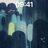 Whispering Depths Wallpaper with Floating Light wallpaper for iPhone, iPad & Mac