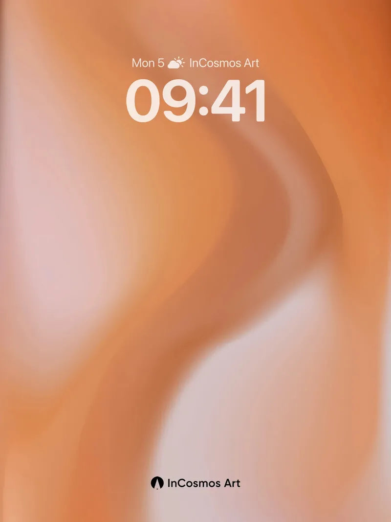 Serenity Wave Wallpaper with Soft Gradient Flow