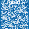 Cobalt Labyrinth Wallpaper with Hidden Paths wallpaper for iPhone, iPad & Mac