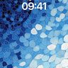 Sapphire Scale Wallpaper with Oceanic Gradient wallpaper for iPhone, iPad & Mac