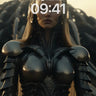 Futuristic Warrior Wallpaper with Living Metal Armor wallpaper for iPhone, iPad & Mac