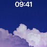 Stellar Cloudscape Wallpaper with Moonlit Hues wallpaper for iPhone, iPad & Mac