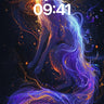 Cosmic Fox Wallpaper with Starlit Fur wallpaper for iPhone, iPad & Mac