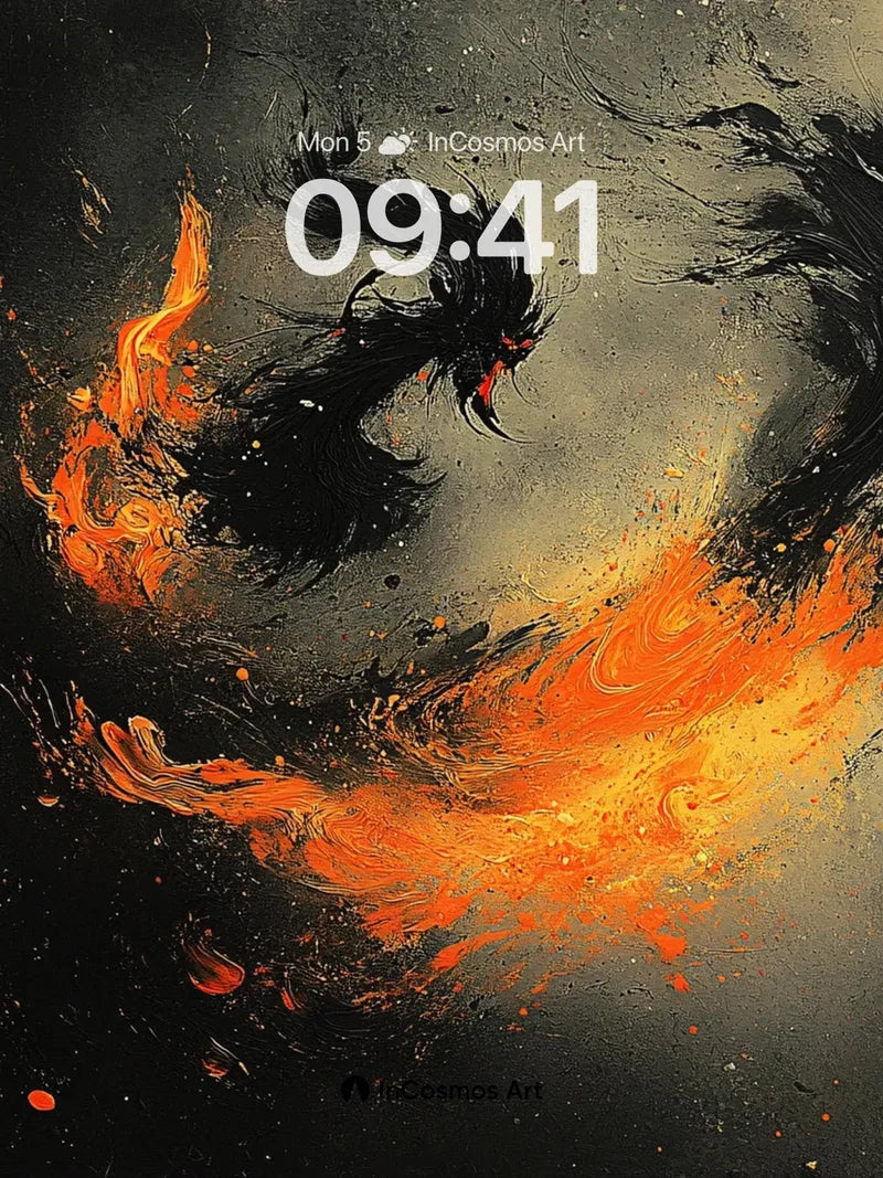 Infernal Dragon Wallpaper with Ashen Breath