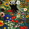 Mysterious Garden Wallpaper with Hidden Feline wallpaper for iPhone, iPad & Mac