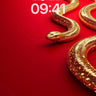 Golden Serpent Wallpaper with Luminous Scales wallpaper for iPhone, iPad & Mac