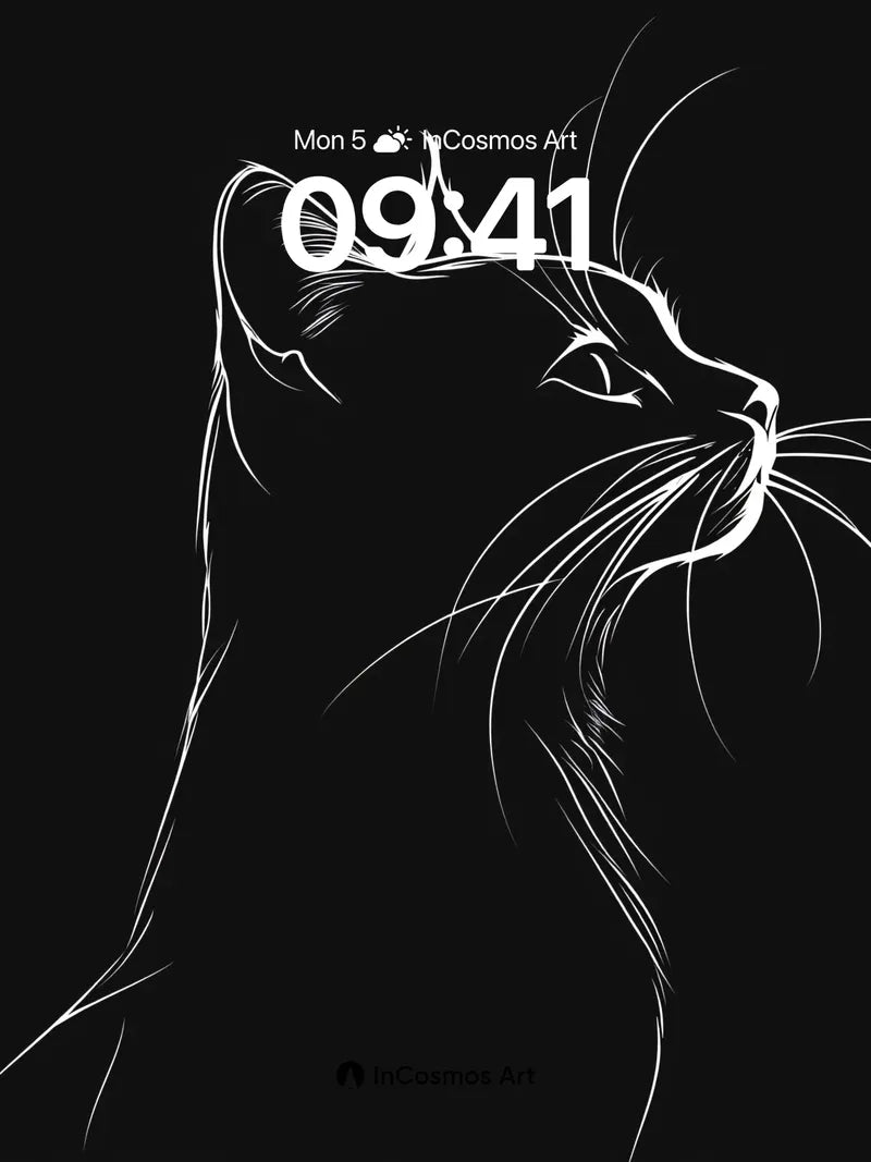 Silent Whisper Wallpaper with Ethereal Lines