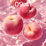 Luminous Peach Float Wallpaper with Waterlight Veil wallpaper for iPhone, iPad & Mac