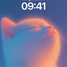 Serene Hush Wallpaper with Neon Fur wallpaper for iPhone, iPad & Mac