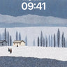 Frozen Stillness Wallpaper with Whispering Trees wallpaper for iPhone, iPad & Mac