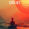 Serene Eclipse Wallpaper with Cosmic Stillness wallpaper for iPhone, iPad & Mac
