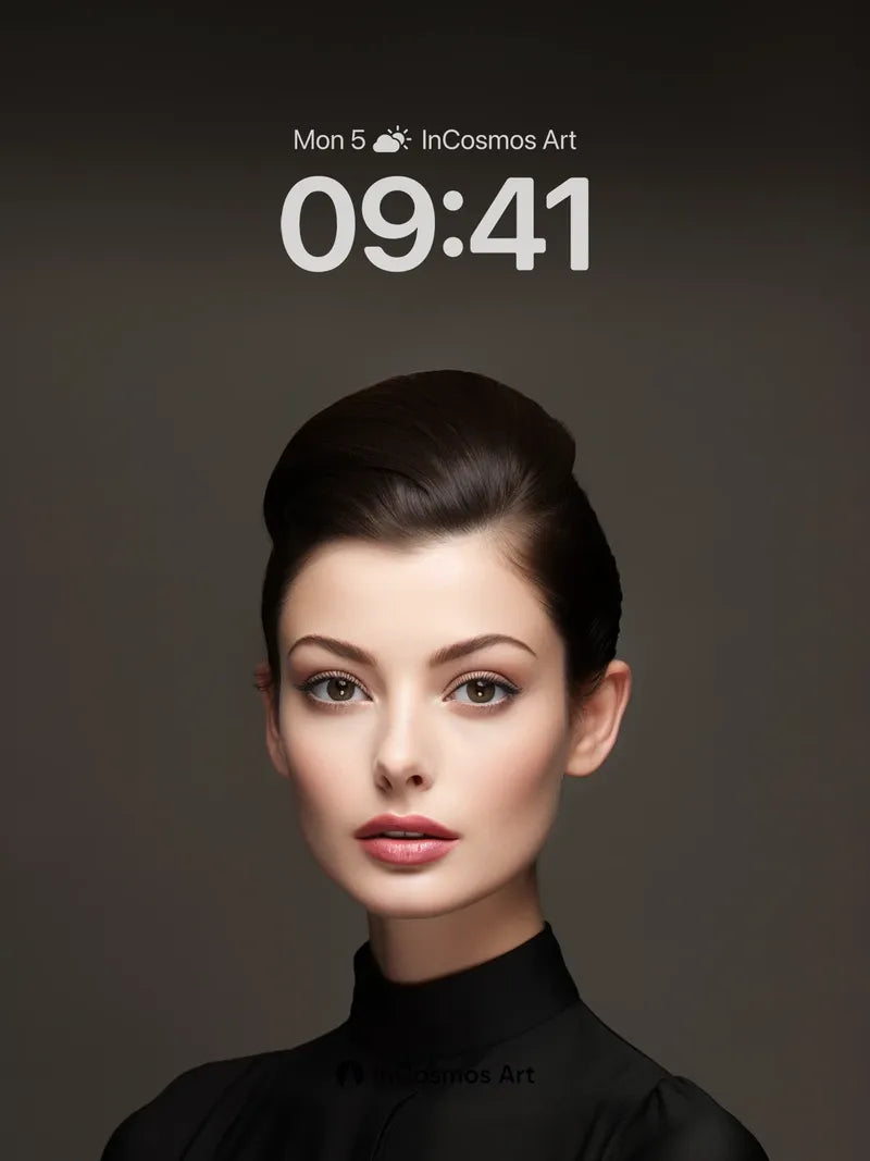 Ethereal Stillness Wallpaper with Sculpted Light