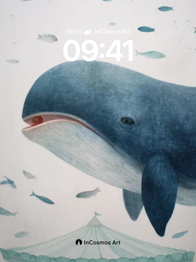 Whispering Depths Wallpaper with Carousel Dreams