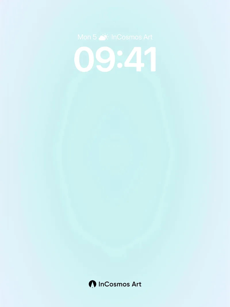 Serene Gradient Wallpaper with Ethereal Hues