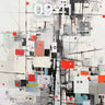 Futurist Grid Wallpaper with Pulse Points wallpaper for iPhone, iPad & Mac