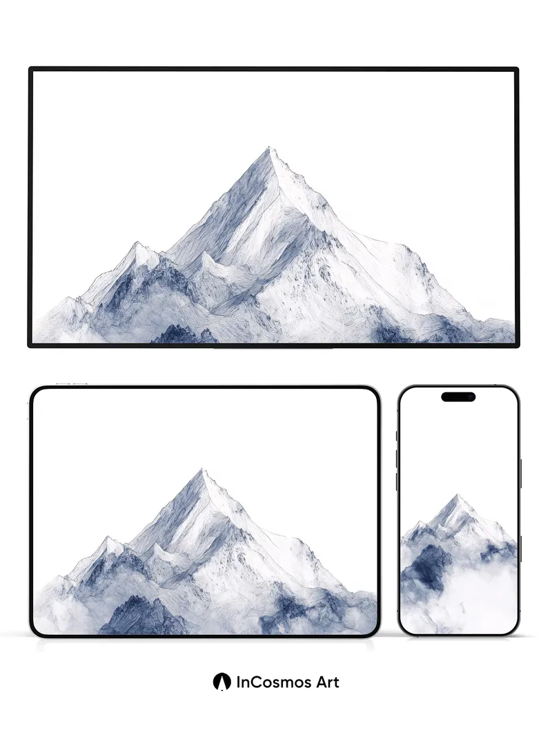 Silent Summit Wallpaper with Cloud Veil