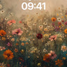 Misty Meadow Wallpaper with Golden Hues wallpaper for iPhone, iPad & Mac