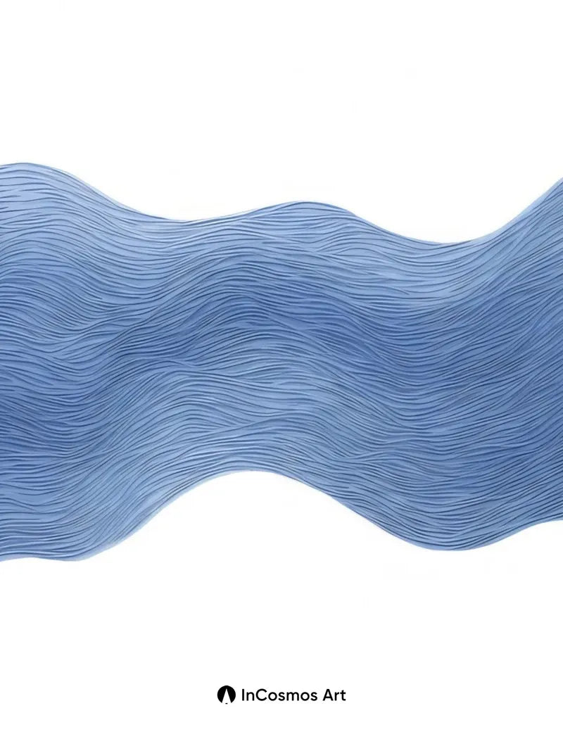 Serenity Wave Wallpaper with Whispering Lines