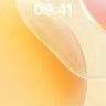 Serene Gradient Wallpaper with Floating Glass Forms wallpaper for iPhone, iPad & Mac