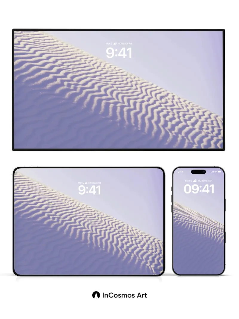 Serenity Dune Wallpaper with Whispering Ripples