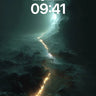 Celestial Rift Wallpaper with Golden Vein wallpaper for iPhone, iPad & Mac