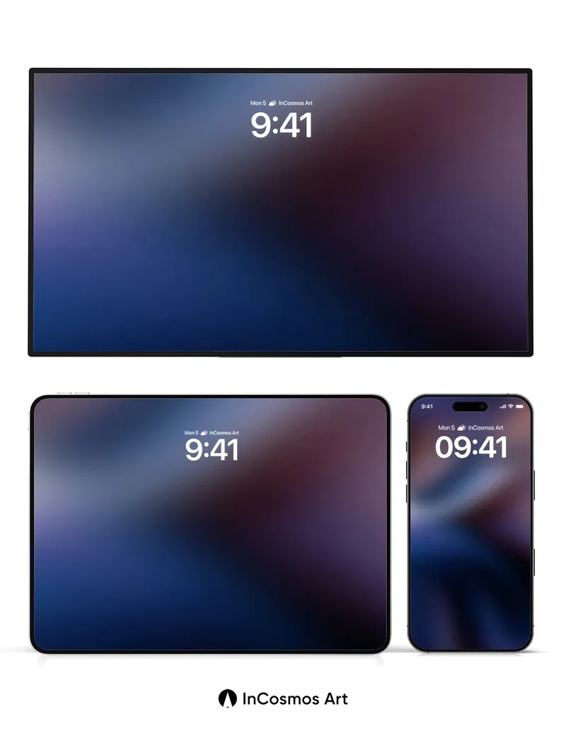 Midnight Drift Wallpaper with Ethereal Hues