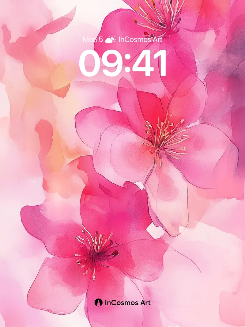 Soft Bloom Wallpaper with Ethereal Petals