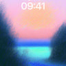Serene Horizon Wallpaper with Pastel Hues wallpaper for iPhone, iPad & Mac