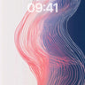 Luminous Flow Wallpaper with Whispering Lines wallpaper for iPhone, iPad & Mac