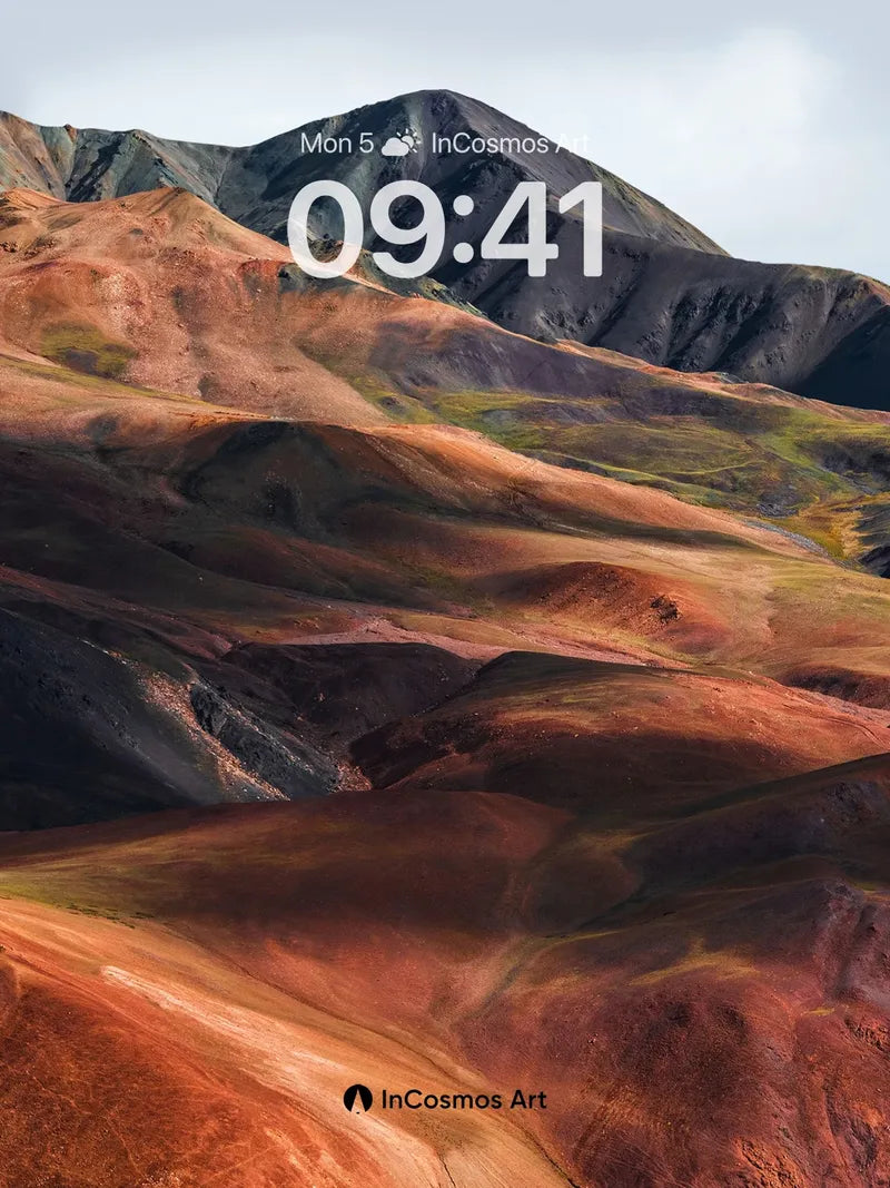 Rust Mirage Wallpaper with Volcanic Hues