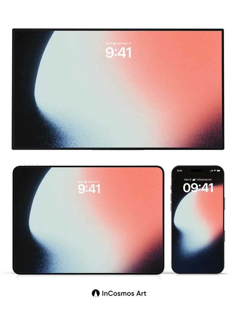 Fog-Laced Horizon Wallpaper with Ethereal Glow