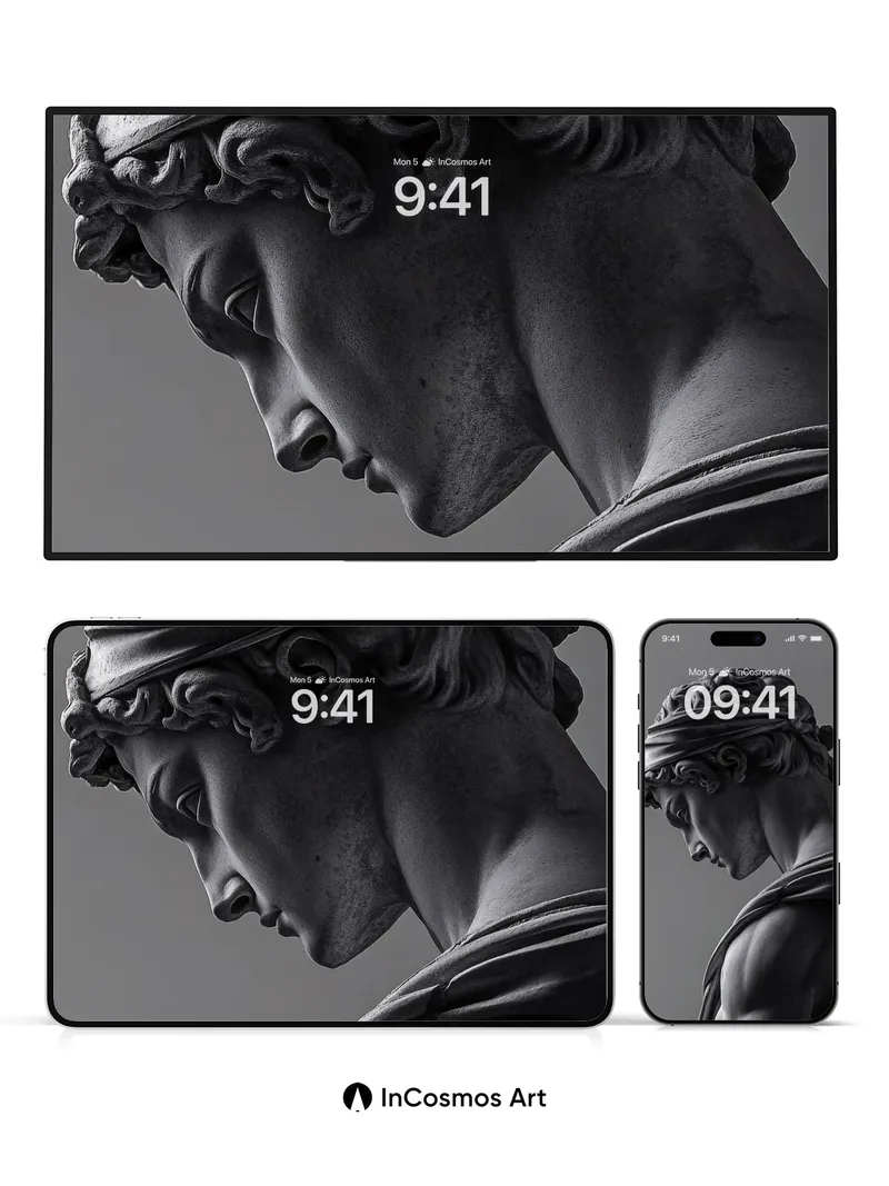 Stone Silence Wallpaper with Classical Grace