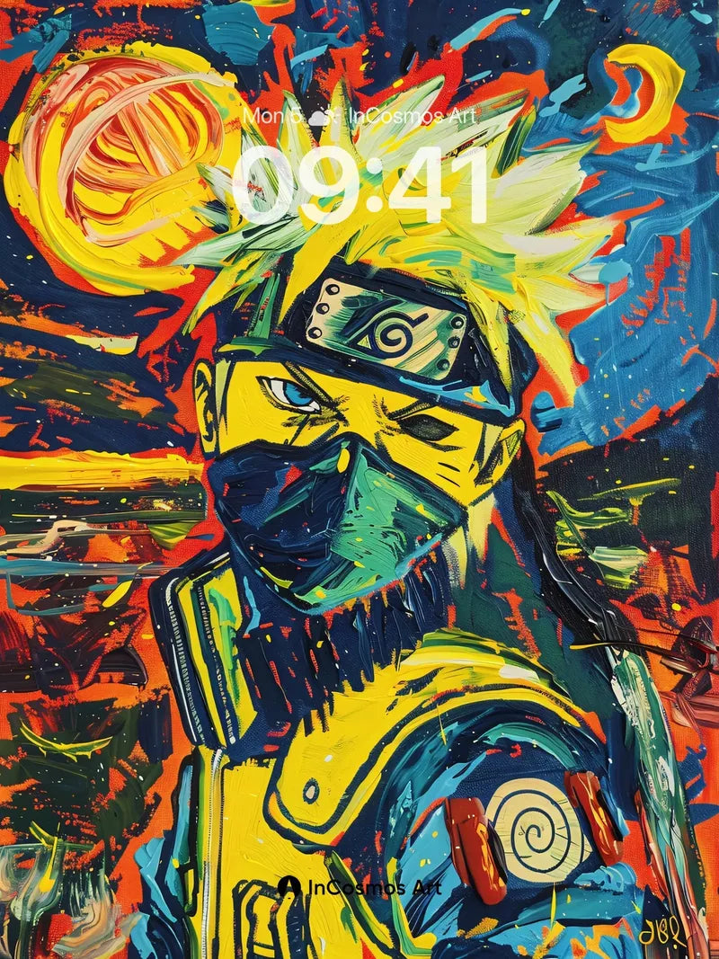 Electric Storm Wallpaper with Swirling Chakra