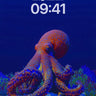 Crimson Depths Wallpaper with Bioluminescent Veins wallpaper for iPhone, iPad & Mac