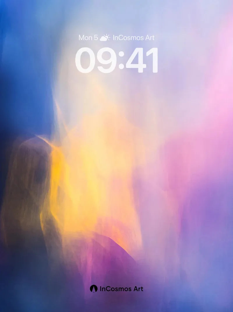 Luminous Veil Wallpaper with Ethereal Light Trails