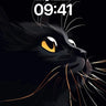 Shadow Whisper Wallpaper with Golden Eyes wallpaper for iPhone, iPad & Mac