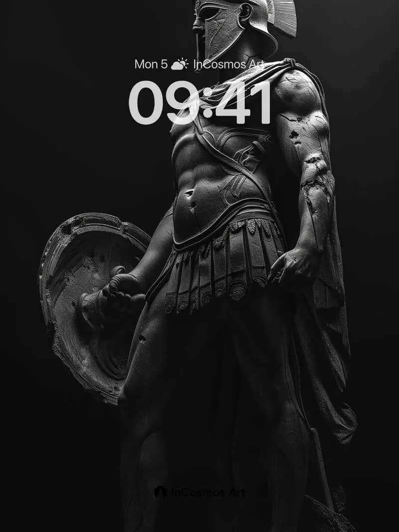 Stone Sentinel Wallpaper with Ancient Light