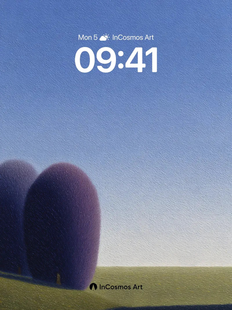 Serenity Bloom Wallpaper with Velvet Hues