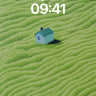 Serenity Field Wallpaper with Solitary Cottage wallpaper for iPhone, iPad & Mac