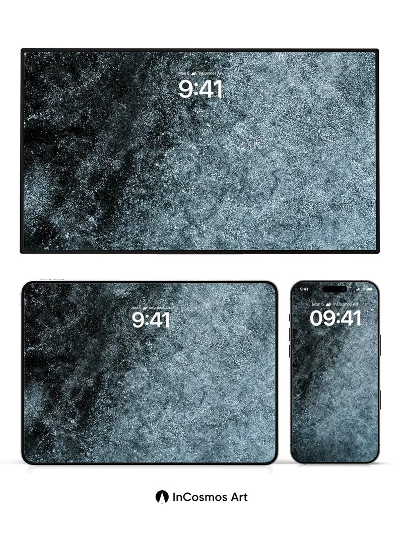 Shadowed Frost Wallpaper with Whispering Cracks