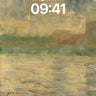 Golden Hush Wallpaper with Impressionist Brushwork wallpaper for iPhone, iPad & Mac