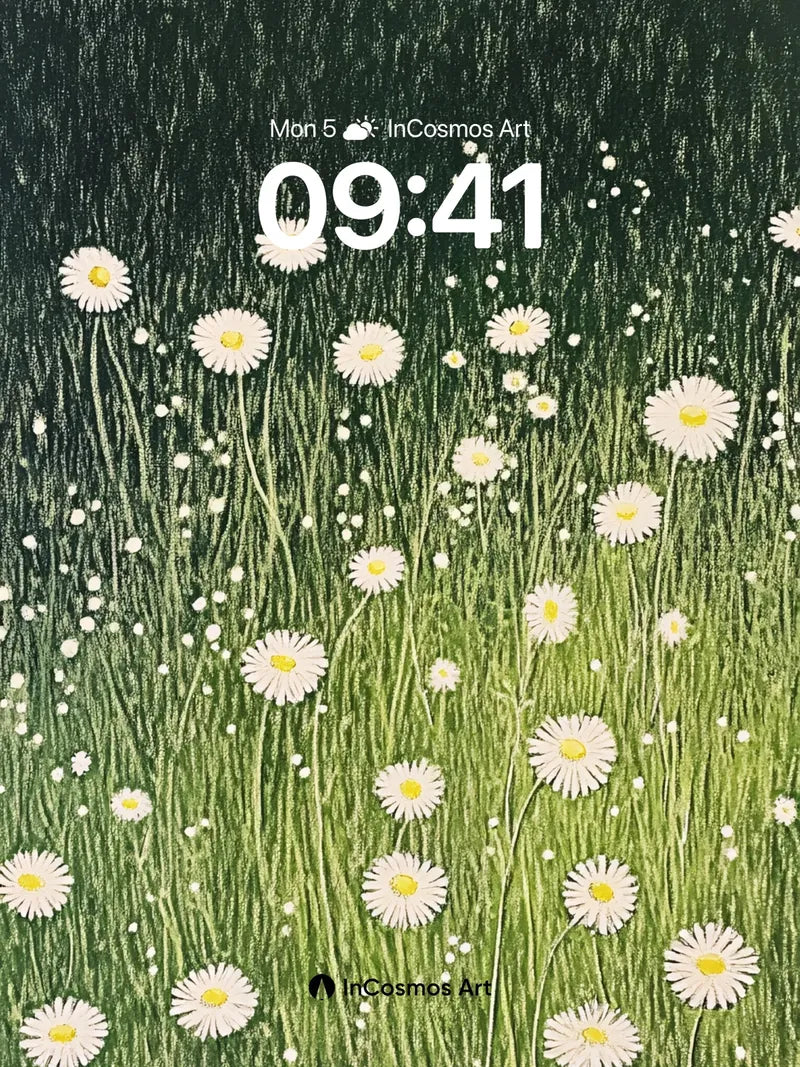 Whispering Meadow Wallpaper with Dandelion Hush
