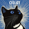 Electric Whisker Wallpaper with Radiant Blue Burst wallpaper for iPhone, iPad & Mac