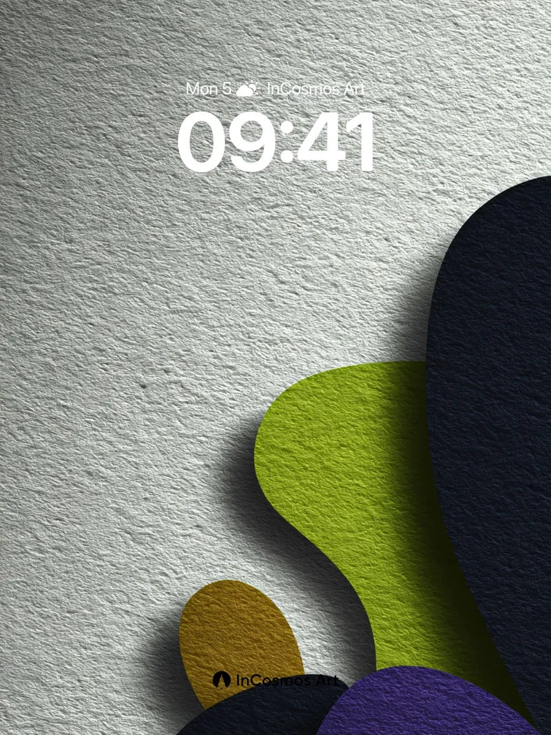Velvet Shadow Wallpaper with Textured Forms wallpaper for iPhone, iPad & Mac