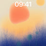 Serene Horizon Wallpaper with Floating Orbs wallpaper for iPhone, iPad & Mac
